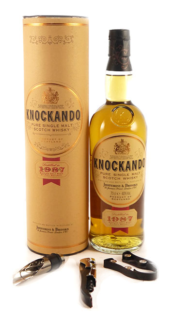 1987 Knockando 12 year old Single Malt Whisky 1987 (Original box)