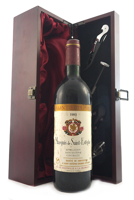 1985 Marquis de Saint Estephe 1985 Saint Estephe (Red wine)