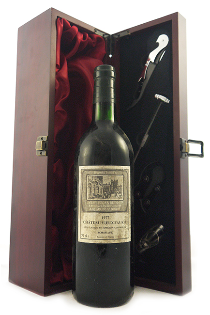 1977 Chateau Viuex Faurie 1977 St Emilion (Red wine)