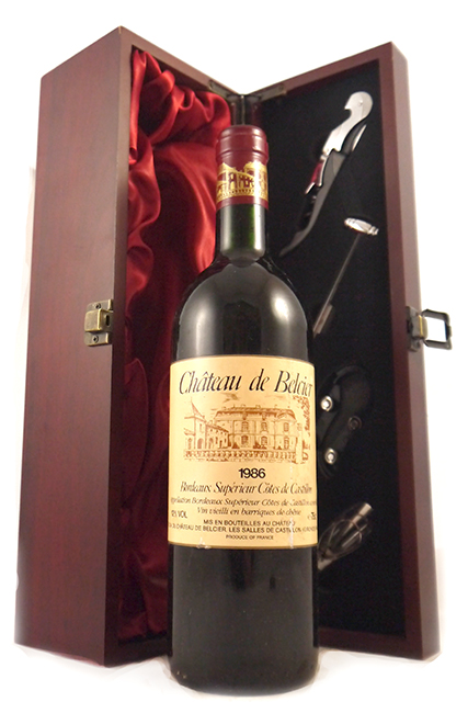 1986 Chateau de Belcier 1986 Bordeaux Superieur (Red wine)