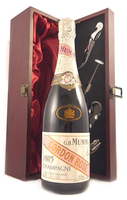 1985 Mumm & Co Grand Cordon Brut Rose Millesime Champagne 1985