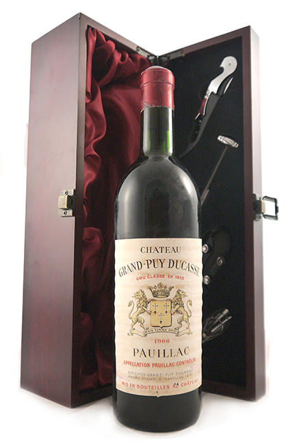 1966 Chateau Grand Puy Ducasse 1966 Pauillac Grand Cru Classe (Red wine)