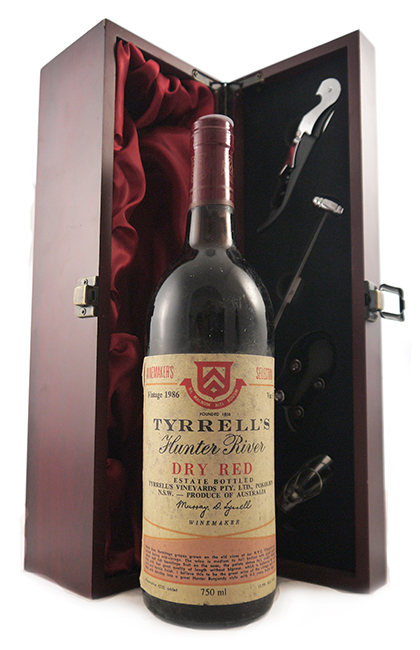 1986 Tyrrell's Hunter River Dry Red 1986 Hunter Valley (Red wine)