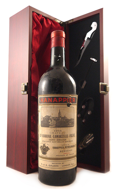 1955 Chateau Grand Barrail  Lamarzelle Figeac 1955 St Emilion Grand Cru Classe (Red wine)