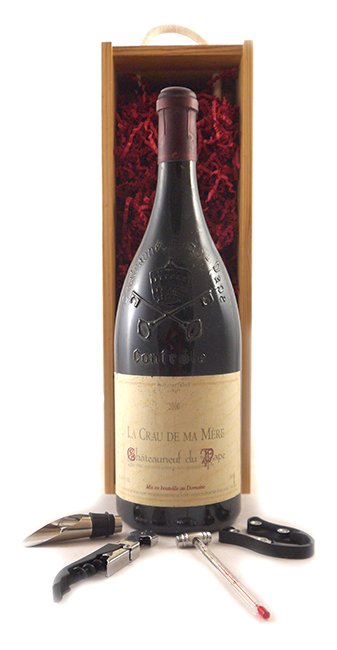 2000 Chateauneuf du Pape 'La Crau de Ma Mere' 2000 Domaine du Pere Pape (Red wine) MAGNUM