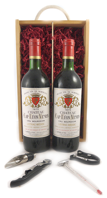 1975 Chateau Cap Leon Veyrin 1975 Medoc Cru Bourgeois (Red wine) (Twin Pack)