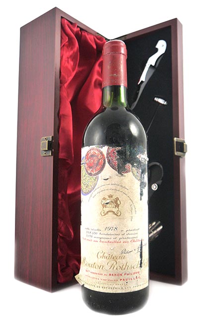 1978 Chateau Mouton Rothschild 1978 1er Grand Cru Classe Pauillac (Red wine)