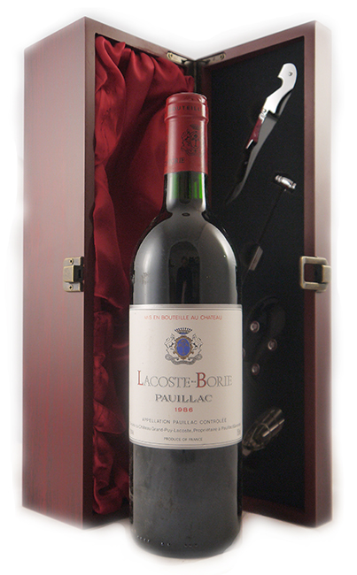 1986 Chateau Lacoste Borie 1986 Pauillac (Red wine)