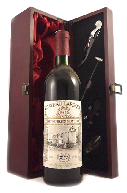 1986 Chateau Laroque 1986 Saint Emilion Grand Cru (Red wine)