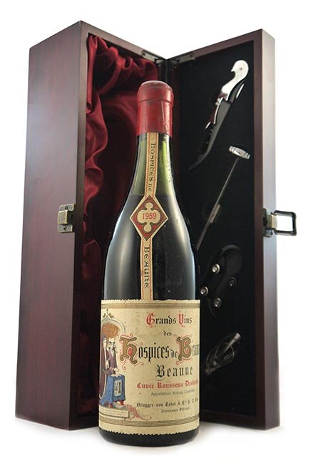 1959 Grands Vins des Hospices de Beaune 'Cuvee Rosseau Deslandes' 1959 Bouchard Pere & Fils (Red wine)