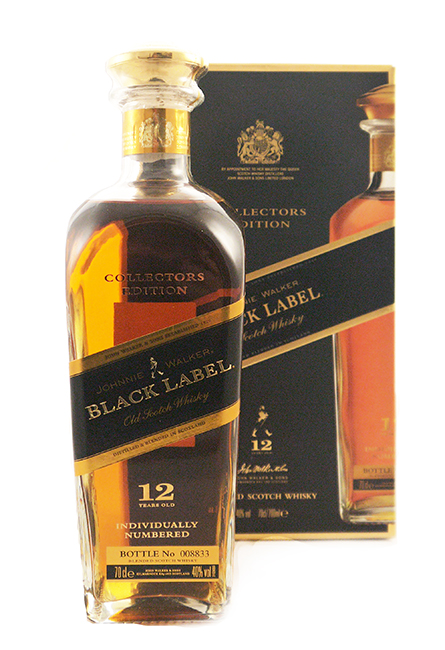 Johnnie Walker Black Label Collectors Edition 12 Year Old Blended Scotch Whisky (Original box)