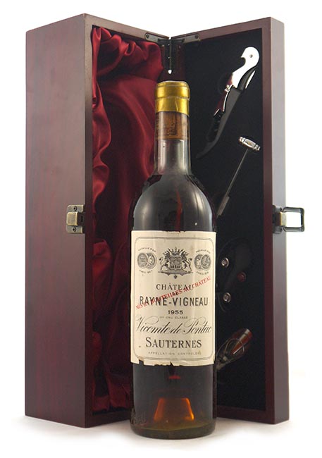 1955 Chateau Rayne Vigneau 1955 Sauternes 1er Grand Cru Classe (Dessert wine)