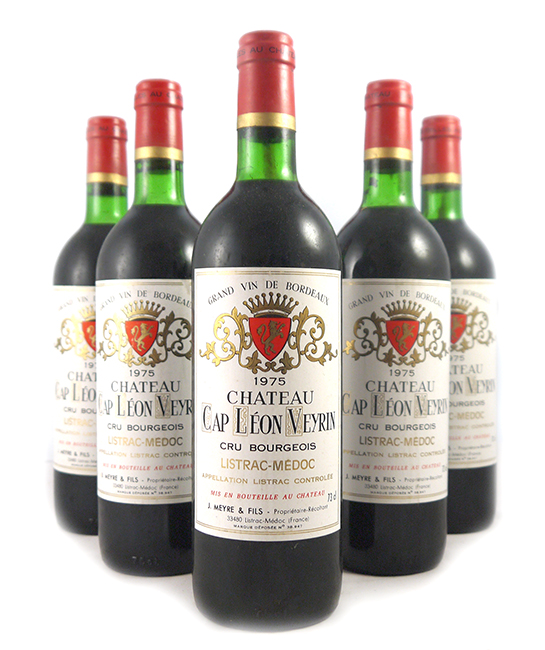 1975 Chateau Cap Leon Veyrin 1975 Medoc Cru Bourgeois (Red wine) (Six Pack)