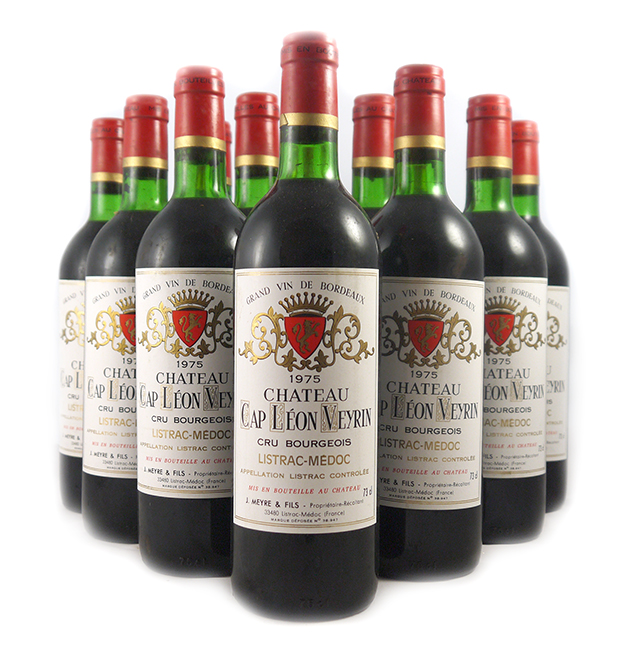 1975 Chateau Cap Leon Veyrin 1975 Medoc Cru Bourgeois (Red wine) (Twelve Pack)