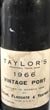 1966 Taylor Fladgate Vintage Port 1966