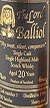 1984 Lord Balliol  Single Sherry Cask 20 Year Old Highland Scotch Whisky 1984 (Original Box)