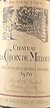 1970 Chateau La Croix de Millorit 1970 Saint Emilion (Red wine)