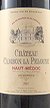 2001 Chateau Cambon La Pelouse 2001 Haut Medoc Cru Bourgeois (Red wine)