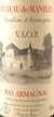 Chateau de Maniban VSOP Bas Armagnac