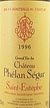 1996 Chateau Phelan Segur 1996 Grand Cru Classe St Estephe (Red wine) MAGNUM