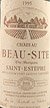 1995 Chateau Beau Site 1995 Saint Estephe Cru Bourgeois (Red wine)