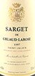 1997 Chateau Gruaud Larose Sarget de Gruaud Larose 1997 Saint Julien (Red wine)