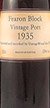 1935 Fearon Block Vintage Port 1935 (Decanted Selection) 20cls