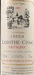 1995 Chateau Lamothe Cissac Vieilles Vignes 1995 Haut Medoc Cru Bourgeois (Red wine)